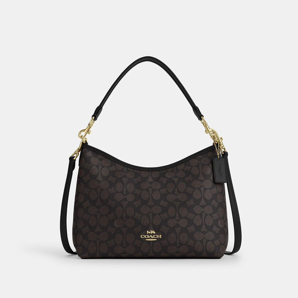 Coach Outlet Laurel Shoulder Bag In Signature Canvas - Picture 3 of 6